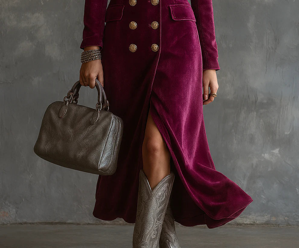 Monarch Velvet Blazer Dress