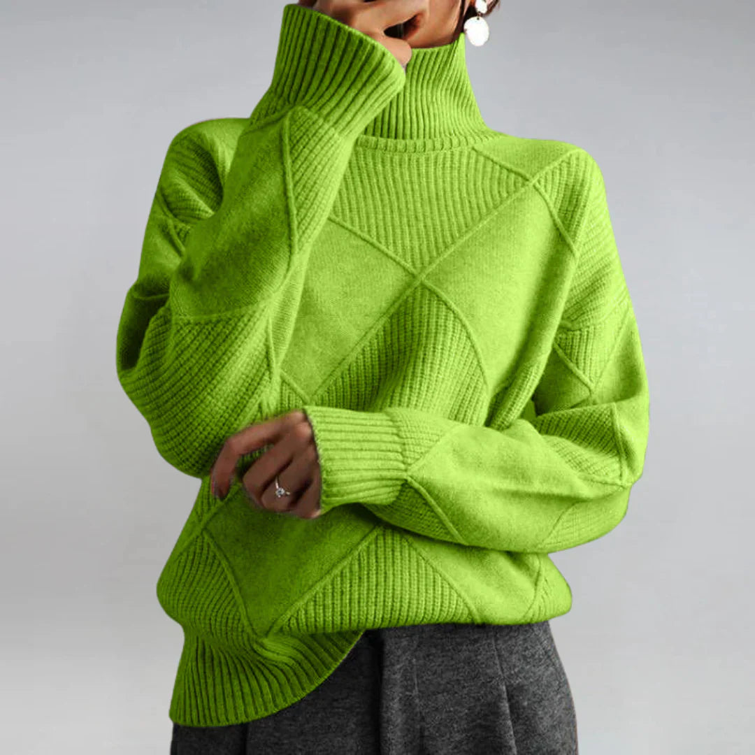 Monarch Luxe Cashmere Turtleneck Sweater