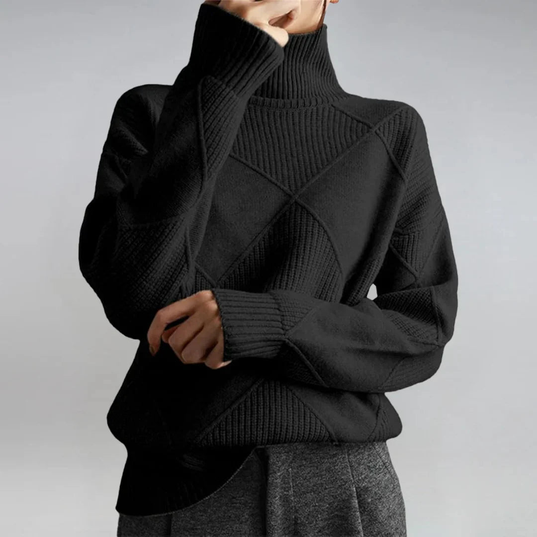 Monarch Luxe Cashmere Turtleneck Sweater