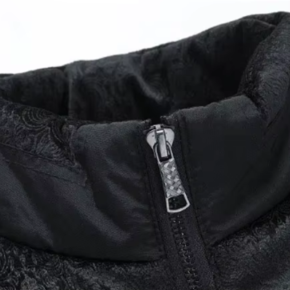 Elegante chaqueta acolchada