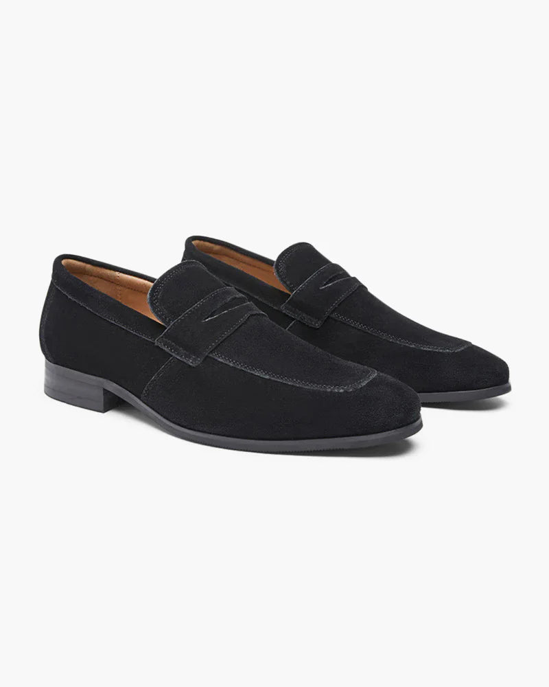 Monarch Suede Penny Loafers