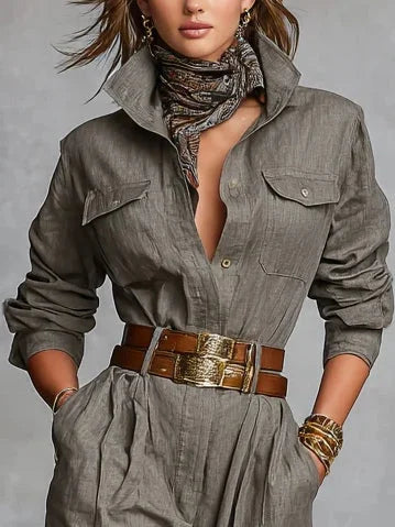 Monarch Linen-Cotton Jumpsuit