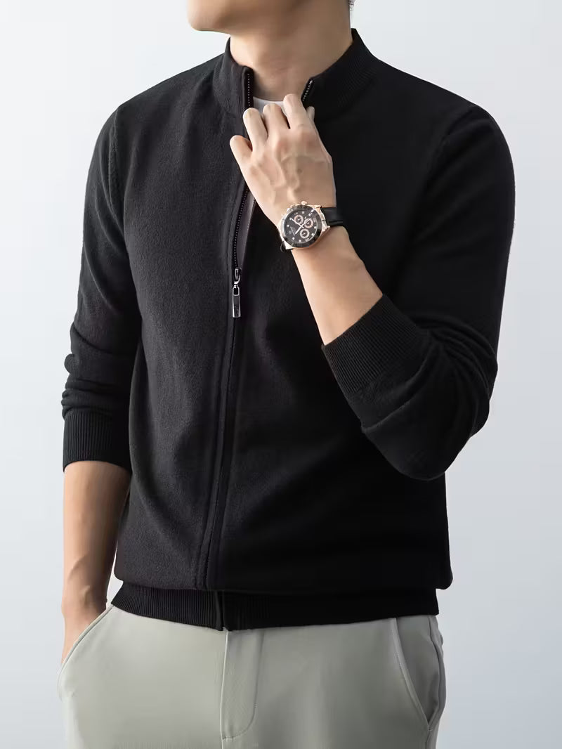 Monarch Wool-Blend Zip Jacket