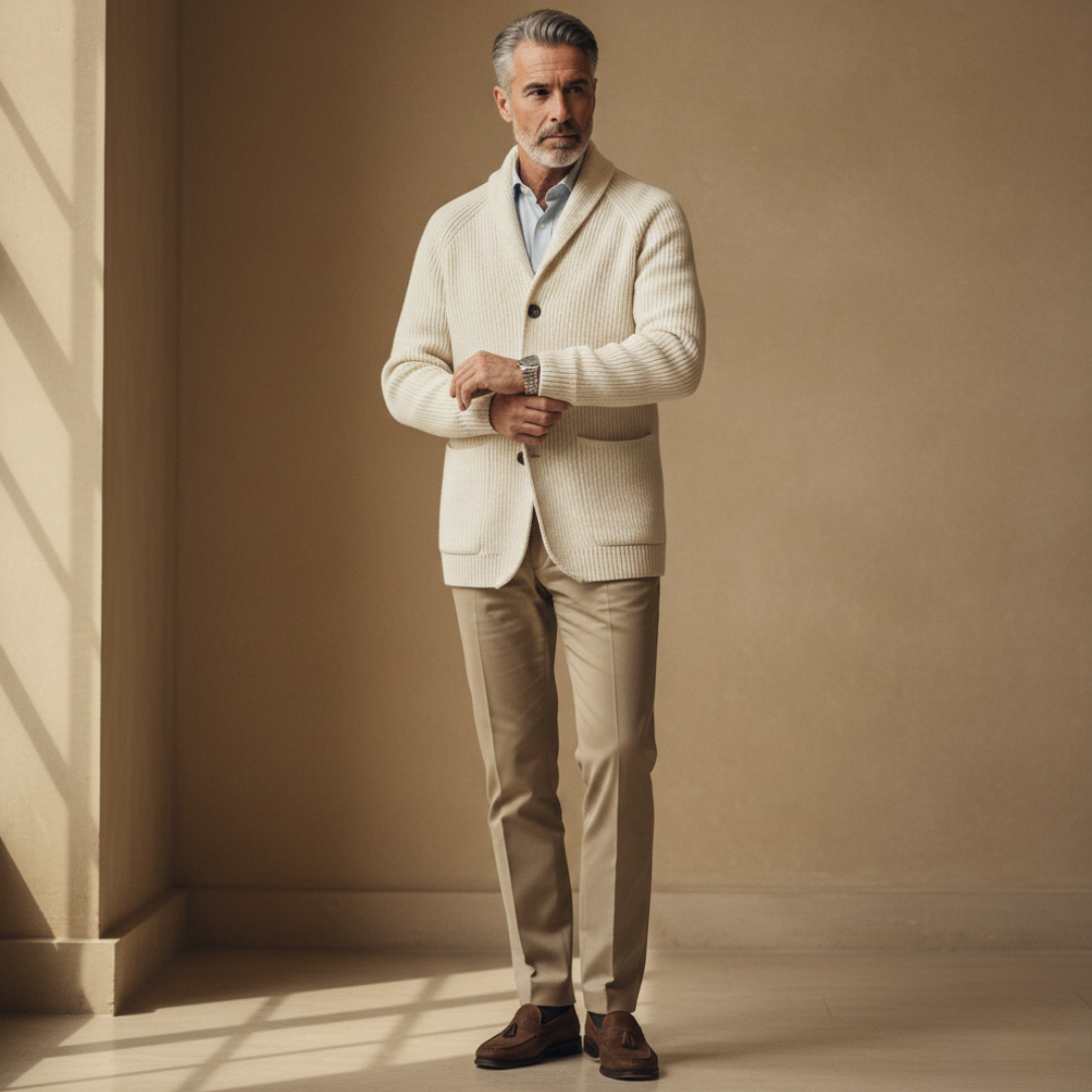 Monarch Wool-Blend Knit Vest