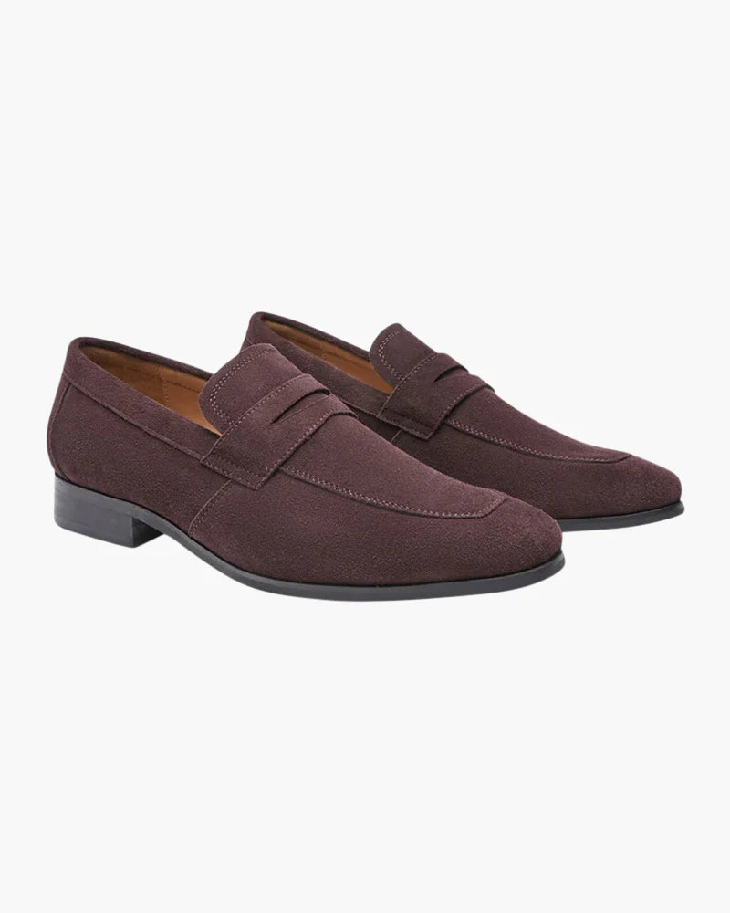 Monarch Suede Penny Loafers