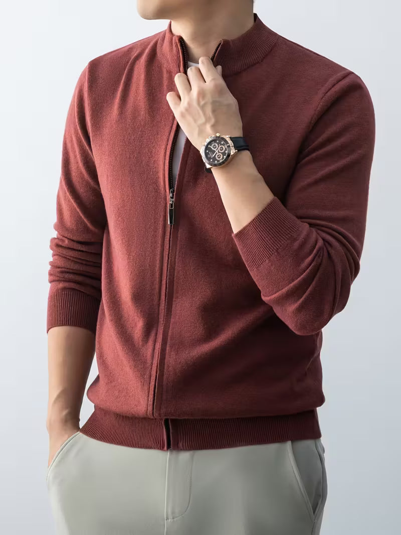 Monarch Wool-Blend Zip Jacket