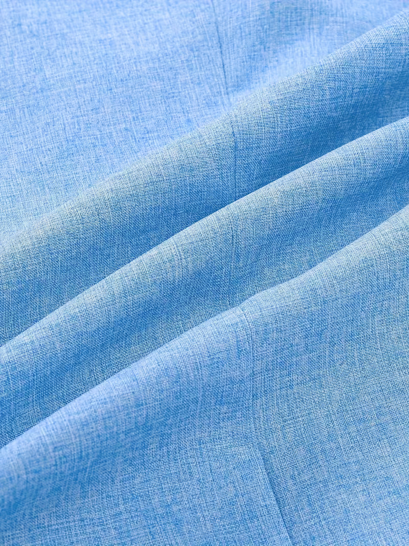 The Azure Linen Blazer