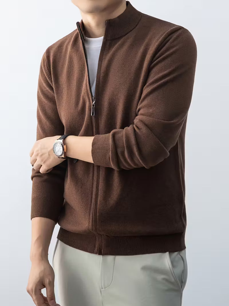 Monarch Wool-Blend Zip Jacket