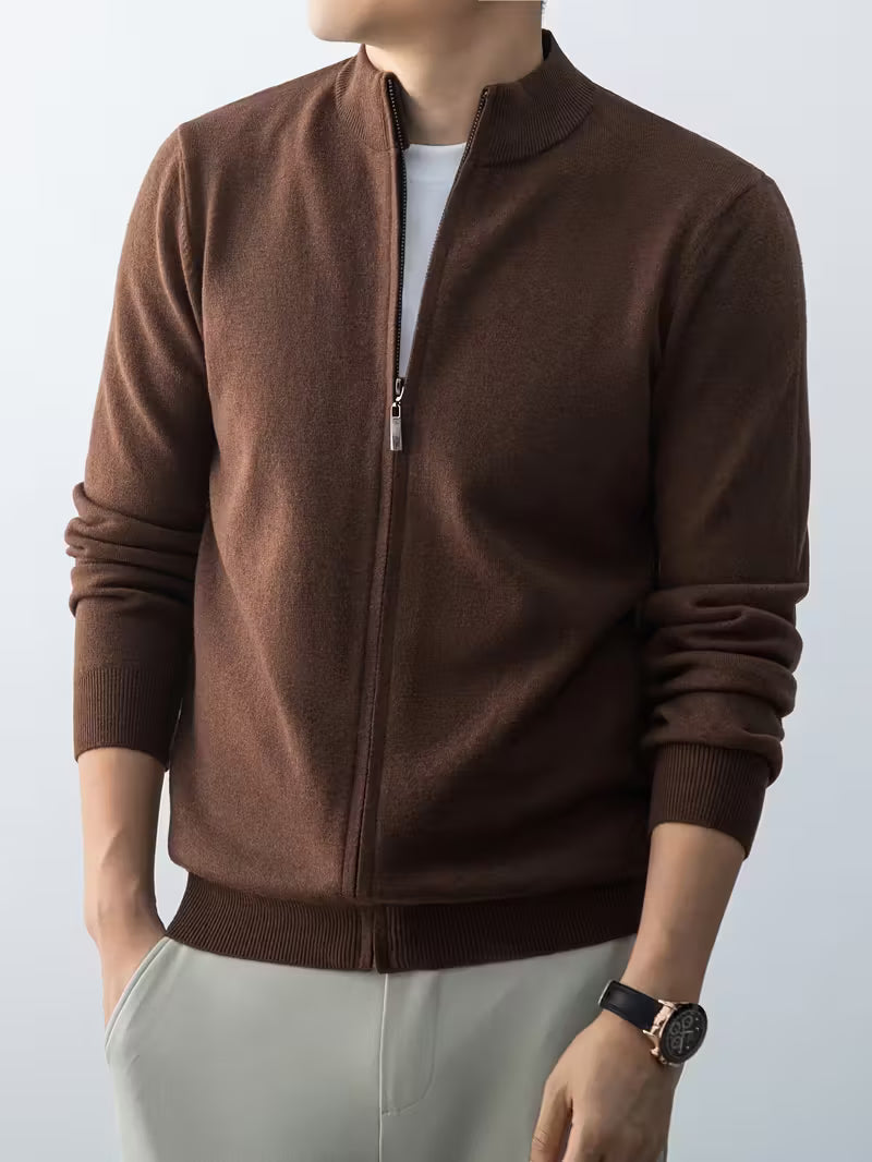 Monarch Wool-Blend Zip Jacket