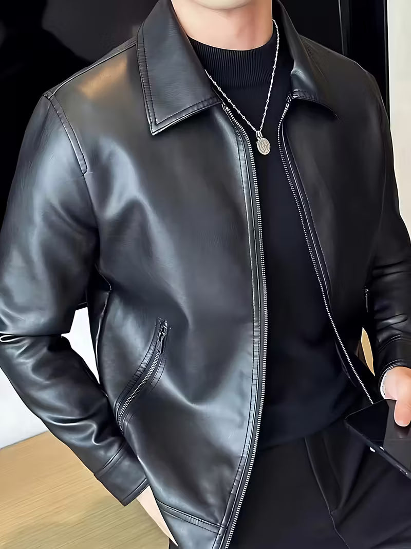 Noir Aviator Jacket