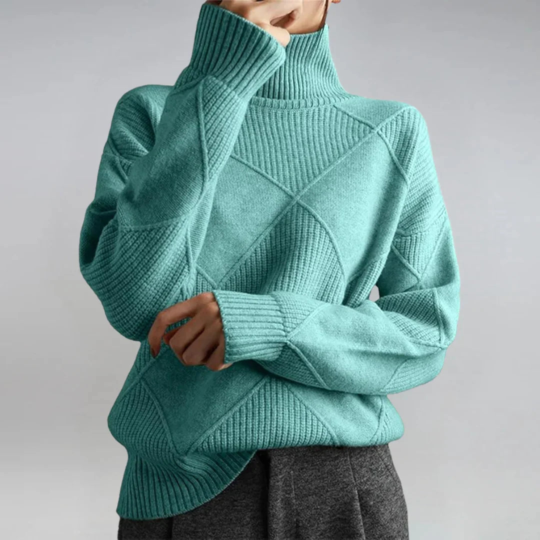 Monarch Luxe Cashmere Turtleneck Sweater