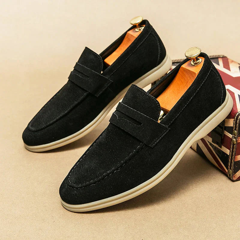 Mocasines de ante Firenze Chic
