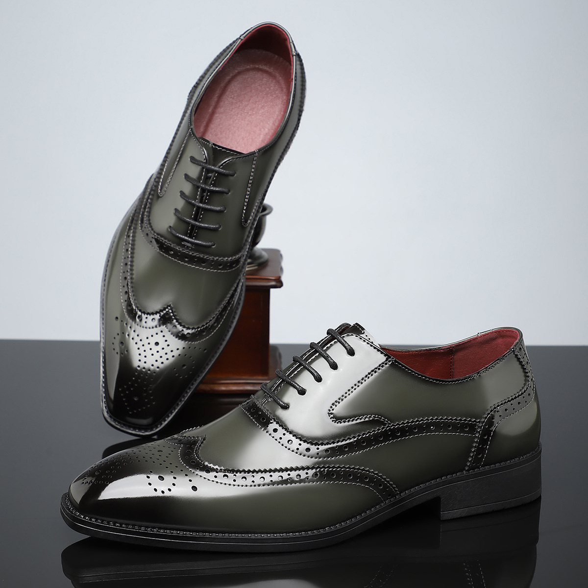 Zapatos de vestir elegantes de piel Borgue