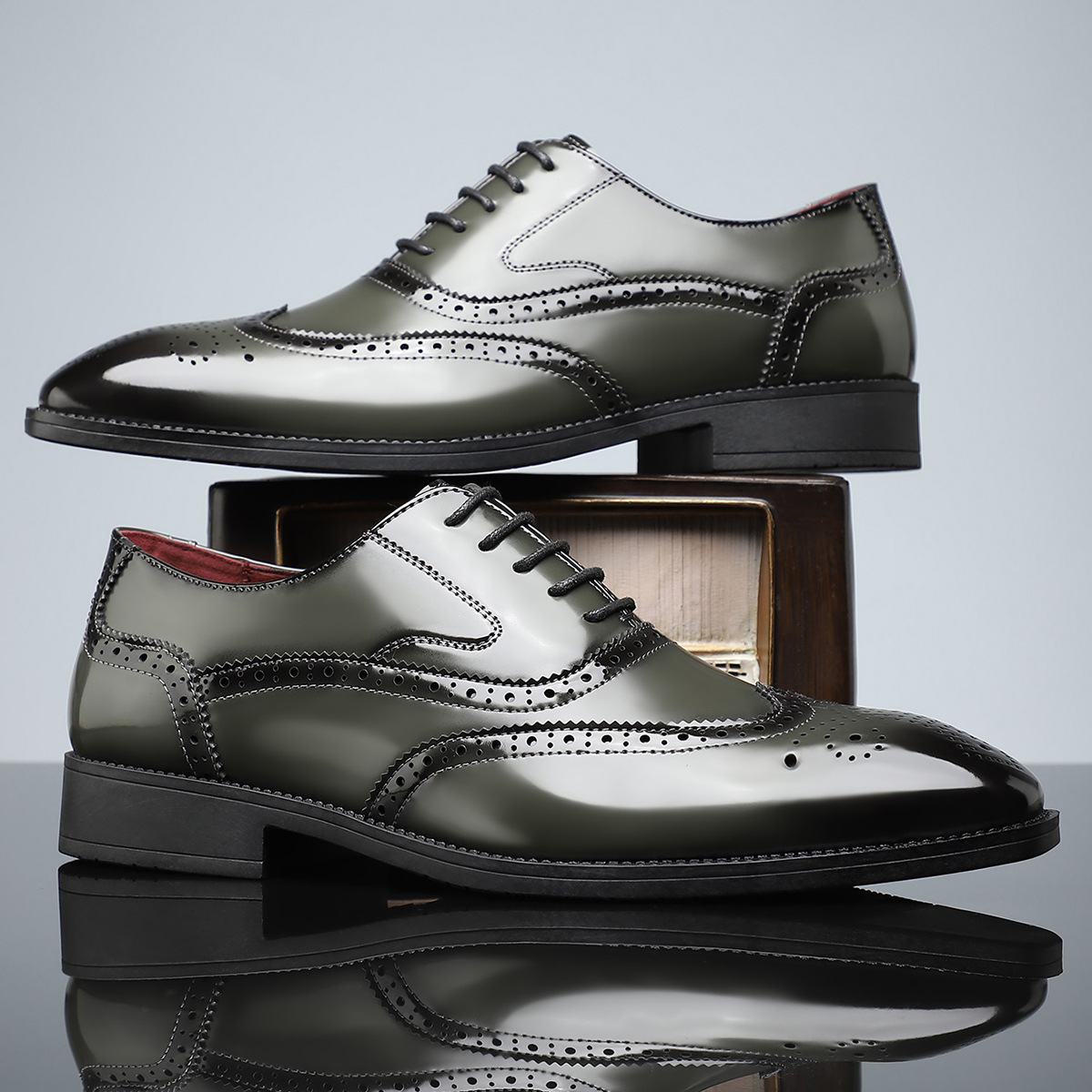 Zapatos de vestir elegantes de piel Borgue