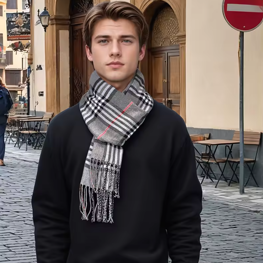 Heirloom Check Scarf