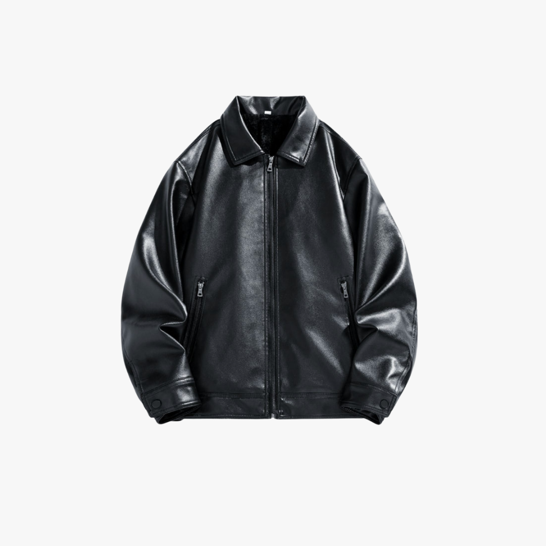 Noir Aviator Jacket