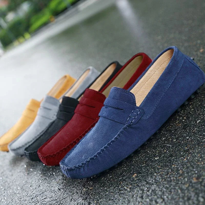Mocasines casuales de ante