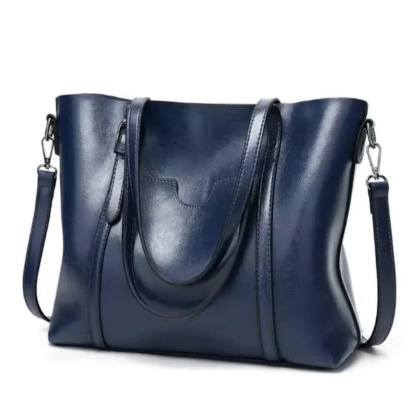 Monarch Sleek Leather Shoulder Bag