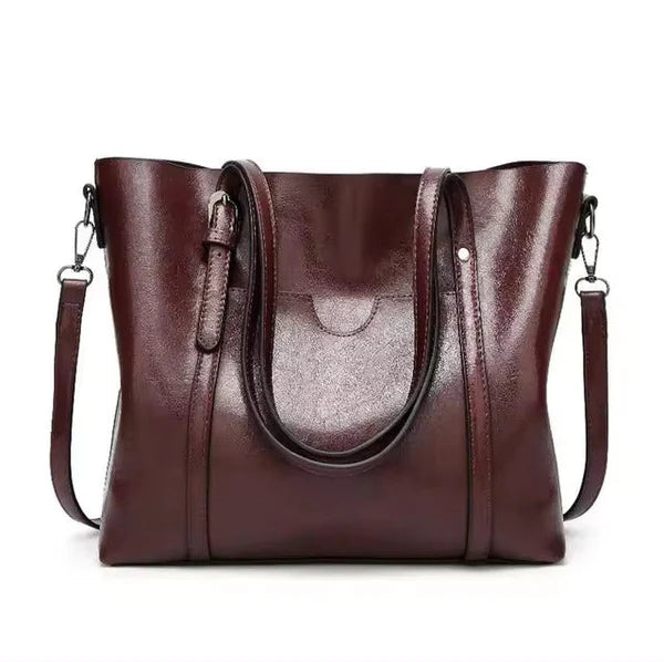 Monarch Sleek Leather Shoulder Bag