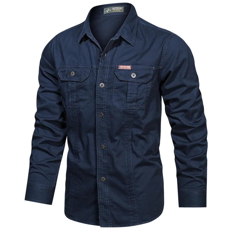 Camisa cargo para hombre