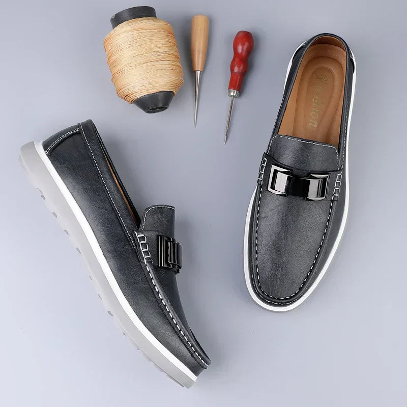 Mocasines de piel de lujo