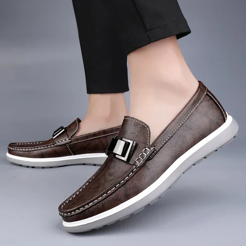 Mocasines de piel de lujo