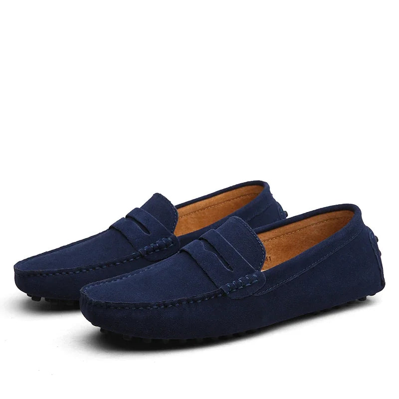 Mocasines casuales de ante