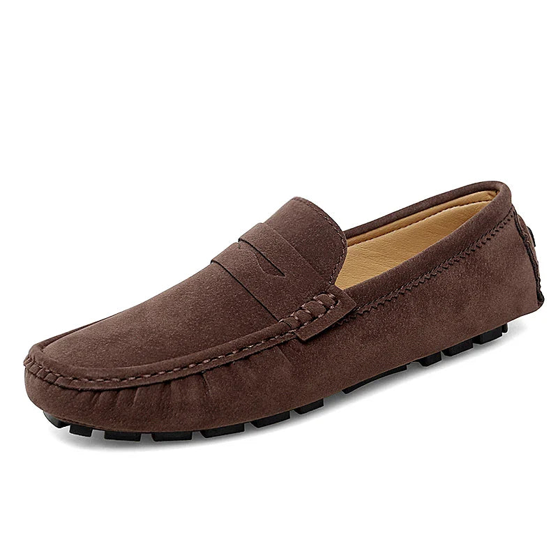 Mocasines de ante