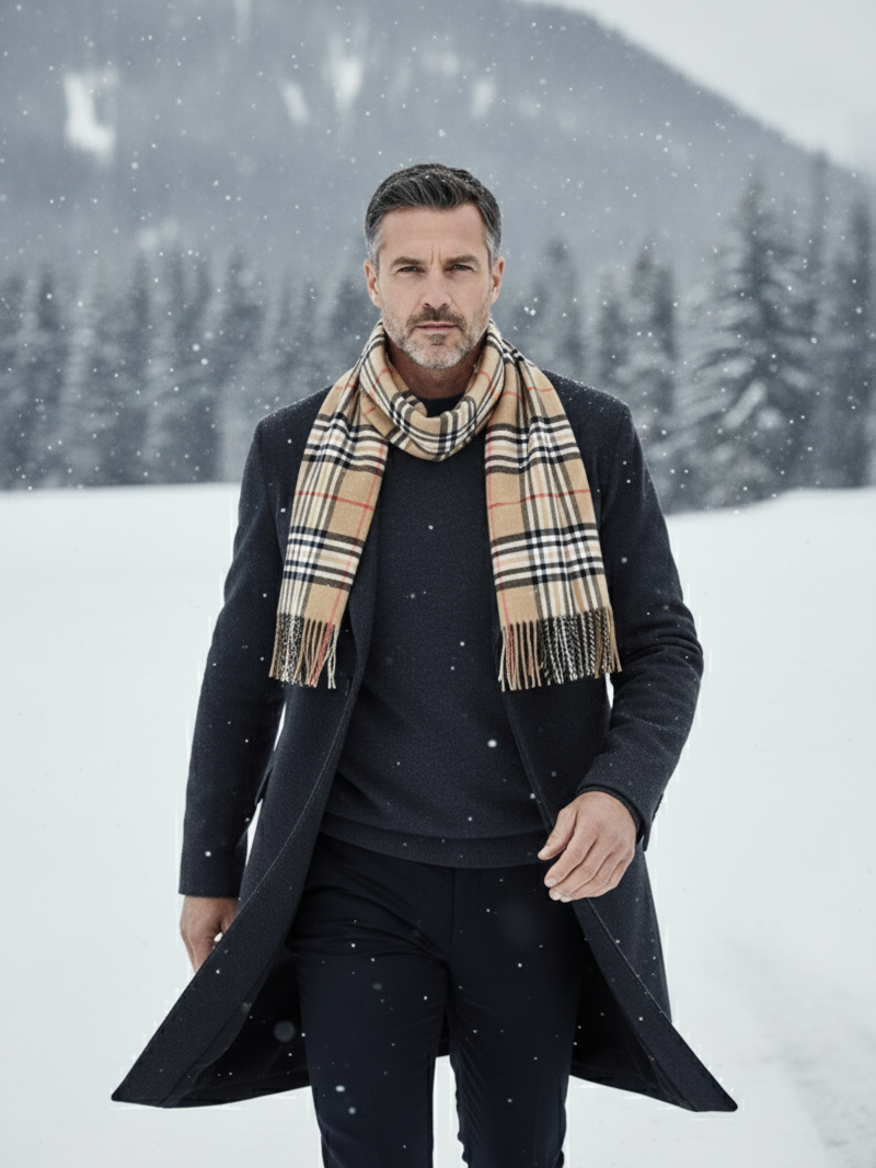 Heirloom Check Scarf