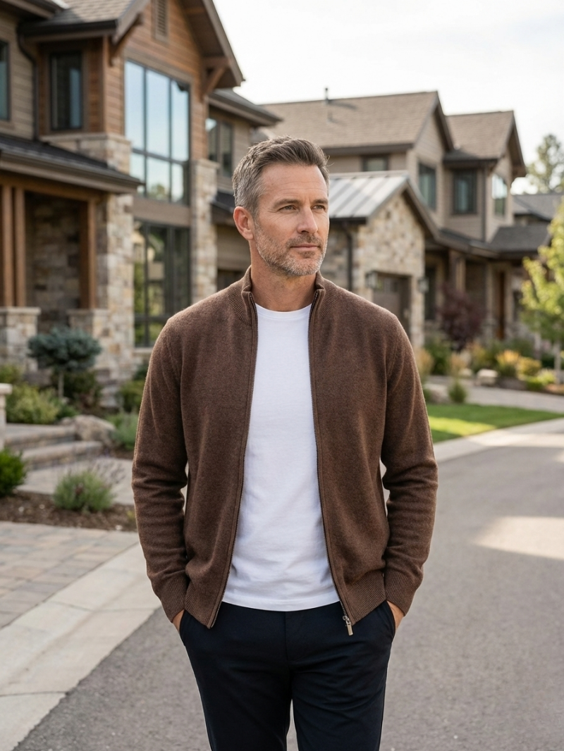 Monarch Wool-Blend Zip Jacket