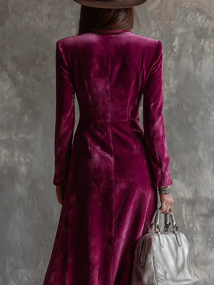Monarch Velvet Blazer Dress