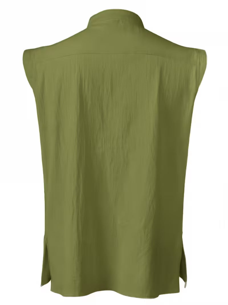 Monarch Torin Sleeveless Lace Shirt