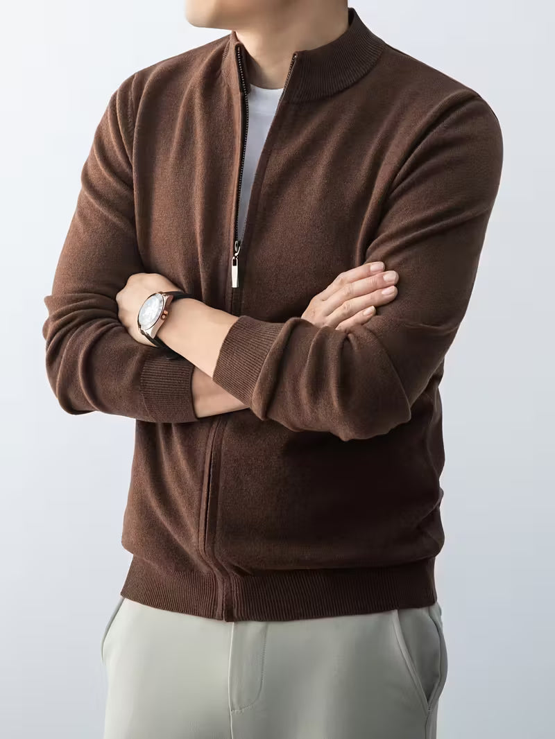 Monarch Wool-Blend Zip Jacket