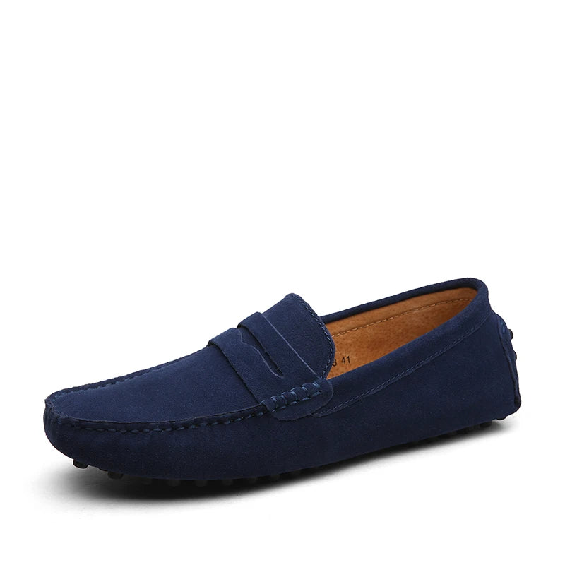 Mocasines casuales de ante