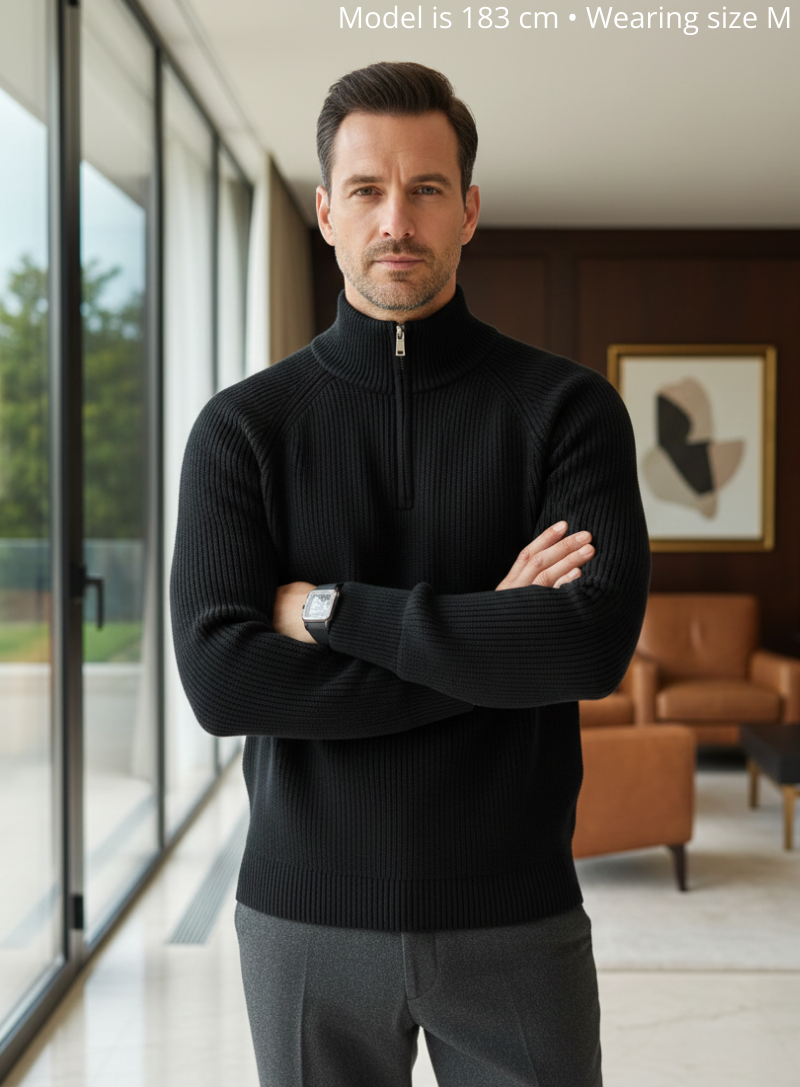 Monarch Essential Quarter-Zip Knit