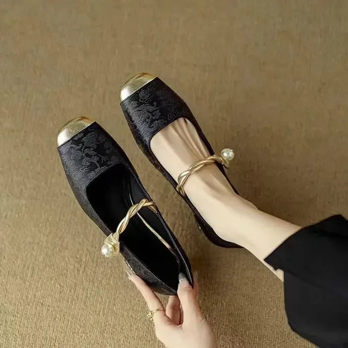 Monarch - Block Heel Mary Jane Pumps