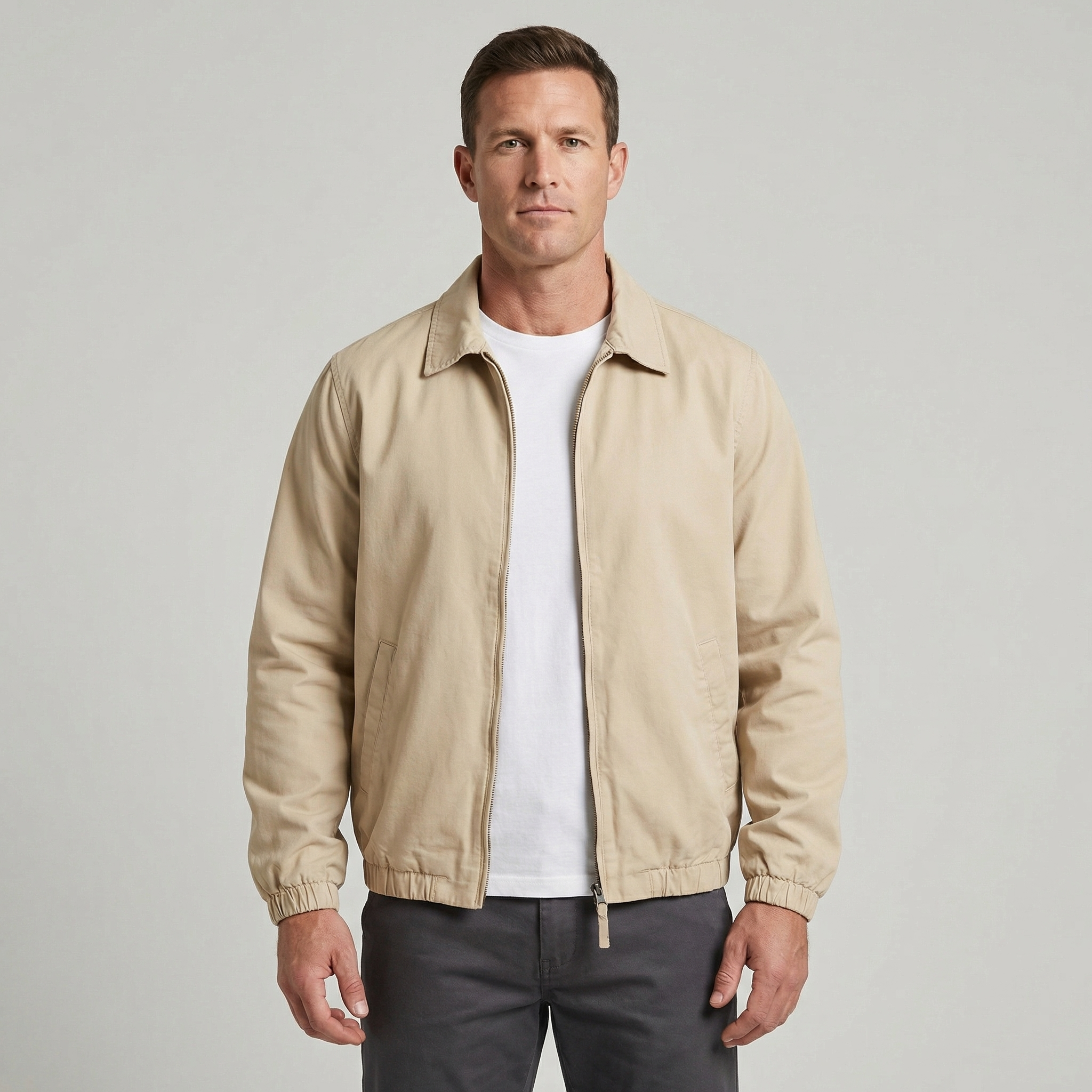 Mateo™ | Chaqueta ligera clásica con cremallera