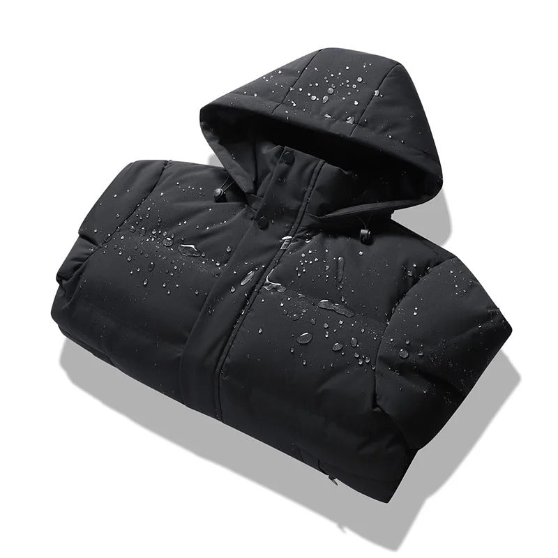 Elegante chaqueta polar con capucha