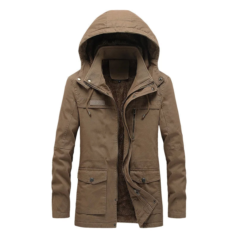 Chaqueta de invierno casual de algodón