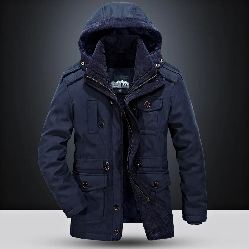 Elegante chaqueta de invierno