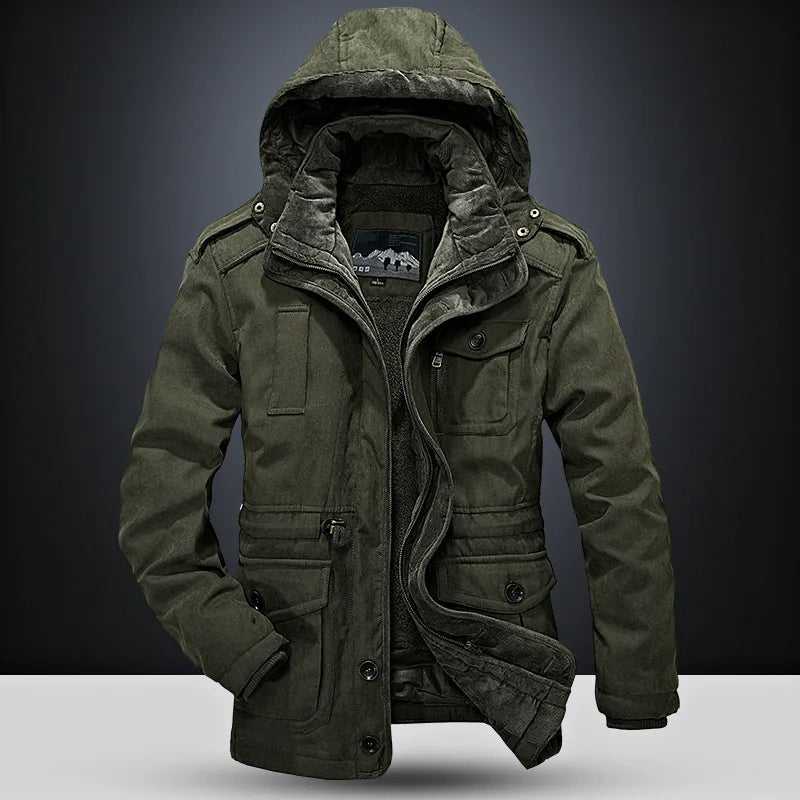 Elegante chaqueta de invierno