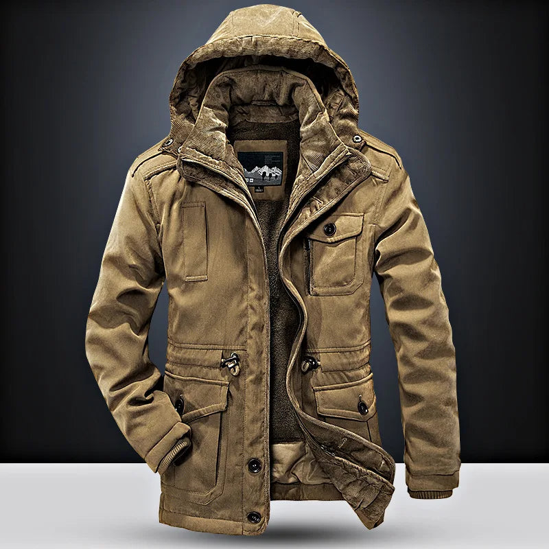 Elegante chaqueta de invierno