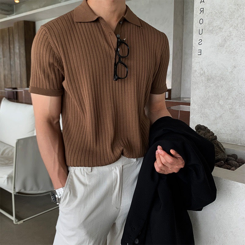 Monarch Knitted Polo Shirt