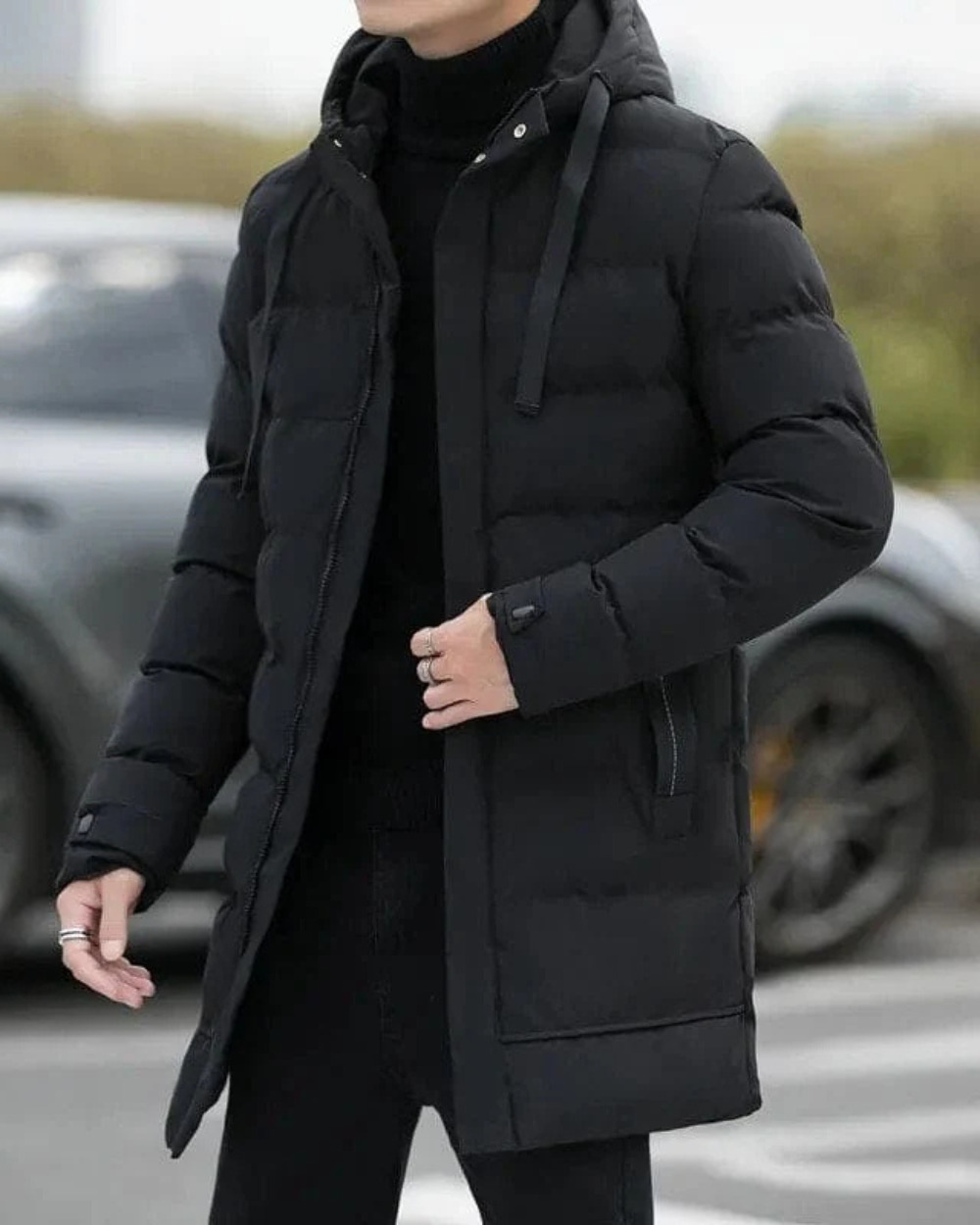 Chaqueta larga de invierno Gianluca