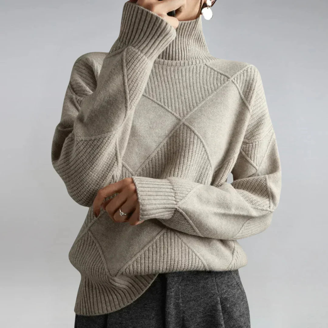 Monarch Luxe Cashmere Turtleneck Sweater