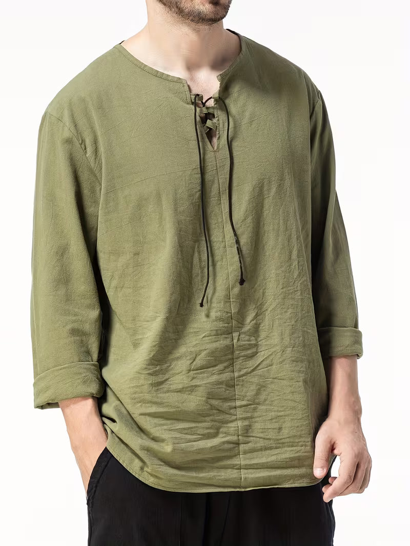 Monarch Riviera Linen Henley