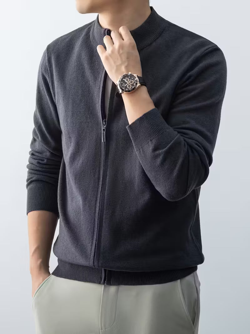 Monarch Wool-Blend Zip Jacket