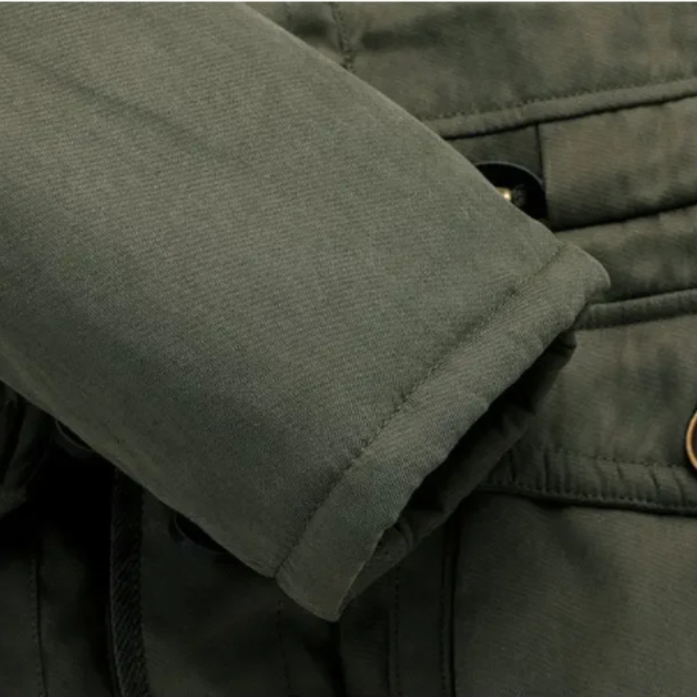 Elegante chaqueta acolchada para exteriores