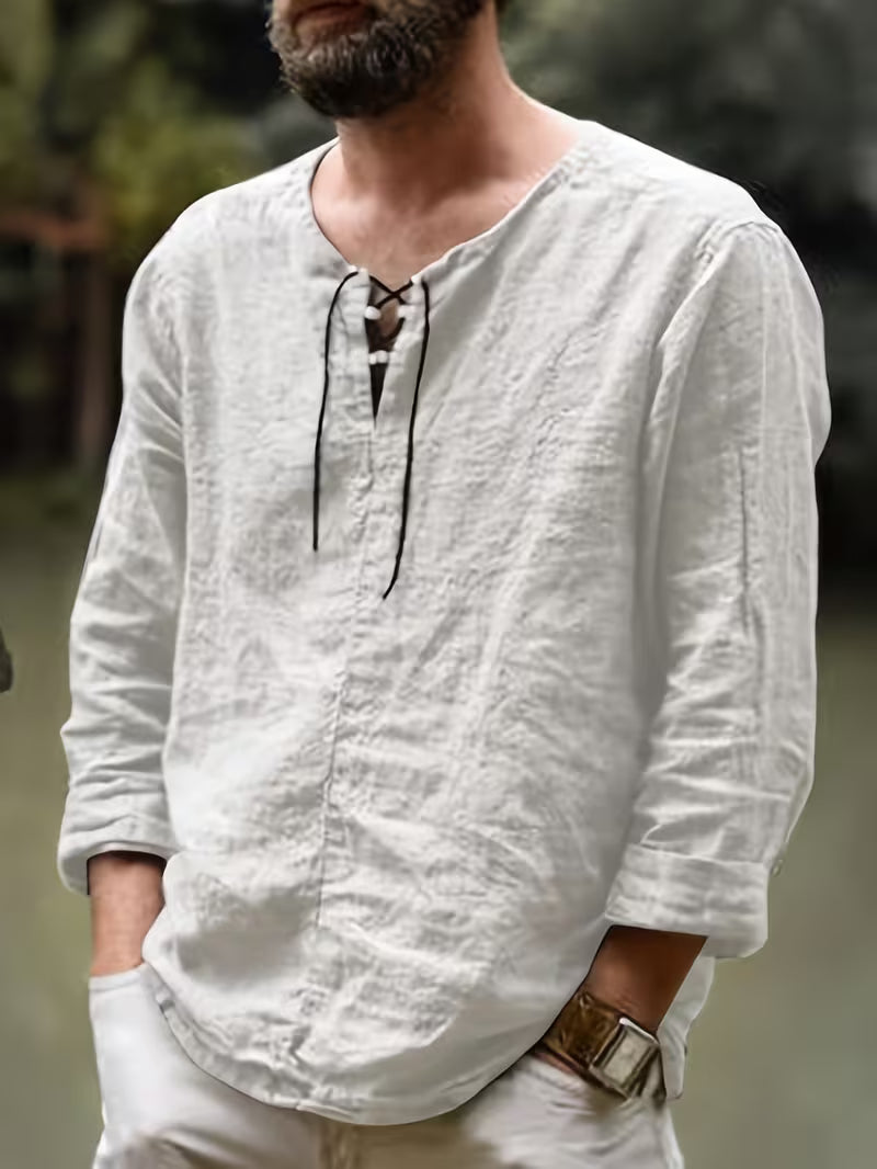 Monarch Riviera Linen Henley