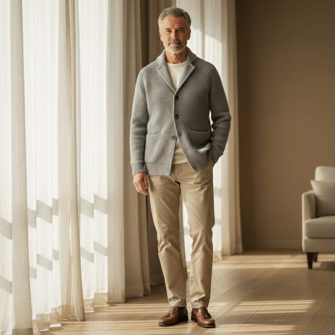 Monarch Wool-Blend Knit Vest